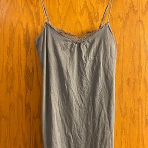 American Eagle Tank Top with lace and beads